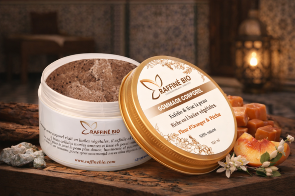 Gommage Corps Pêche & Fleur d’Oranger